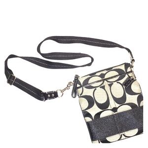 Coach black crossbody purse